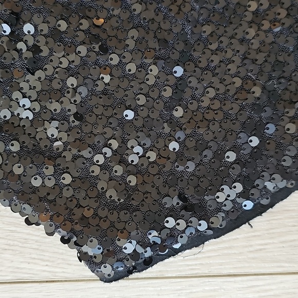 Talula Black Sequin Tank, XS - Picture 3 of 16